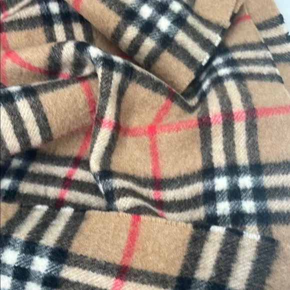Burberry Brown and Black Checkered cashmere Wrap - Picture 5 of 7